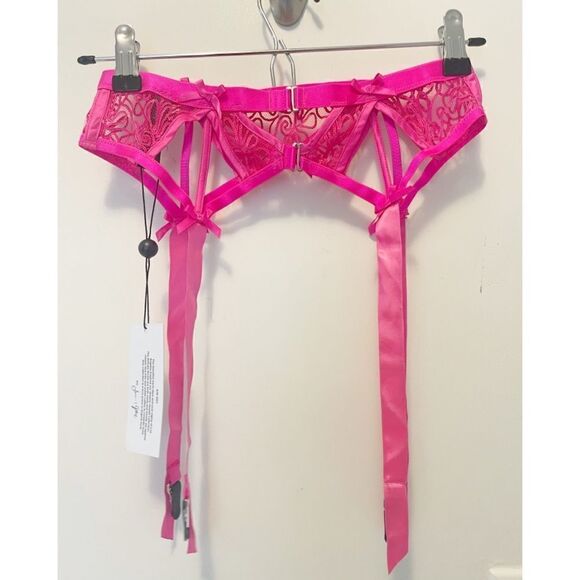 FOR LOVE & LEMONS Soutache Embroidered Garter Size S - Picture 8 of 9